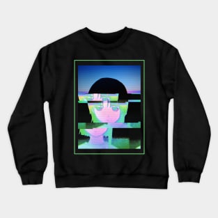 Lain Iwakura Glitched Crewneck Sweatshirt